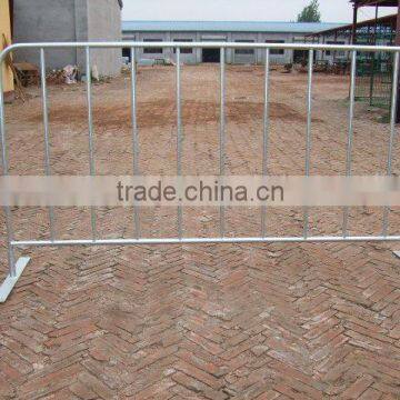 Portable galvanized Steel Traffic Crowd Control Barrier for Road