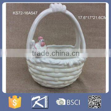 New China supplier wholesale ceramic kitchen hanging basket for dinner set