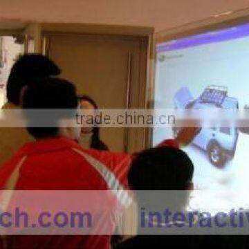 New Arrival 55" Interactive touch Foil Permanent Side Version/10 points through glass/LCD/LED screen hot sale