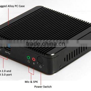 Barebone System Bay Trail J1800 2 Ethernet Mini pc 12v Partaker 2.41GHZ Turo 2.58GHZ photo-3