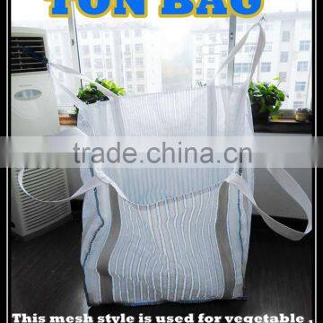 China Shandong high quality pp woven mesh ventilated breathable FIBC bulk big bag for potato