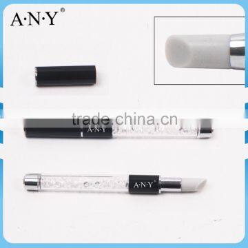 ANY New Developed Acrylic Handle Nail Brush Silicone Beauty Brush High Quality