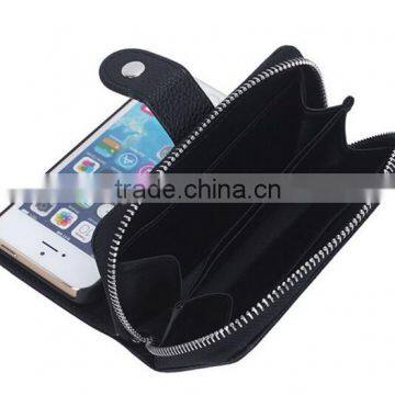 Unique Zipper Strap Belt Slots Wallet Leather Case for Iphone 6/6S/For Iphone 6S Plus photo-3