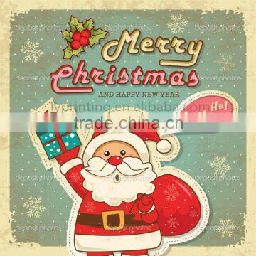 Colorful Christmas Card, Greeting Card, Happy Brithday Card Printing photo-3