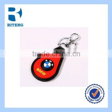 promotional silicone gift customer design keychain for car brand design