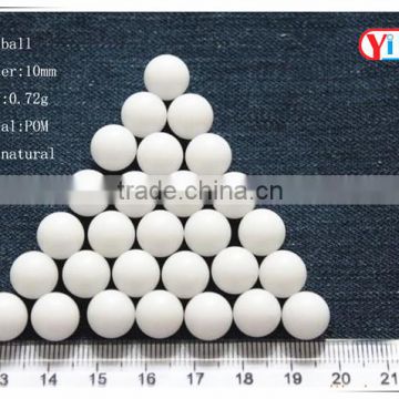 10mm POM solid plastic balls for vending machines