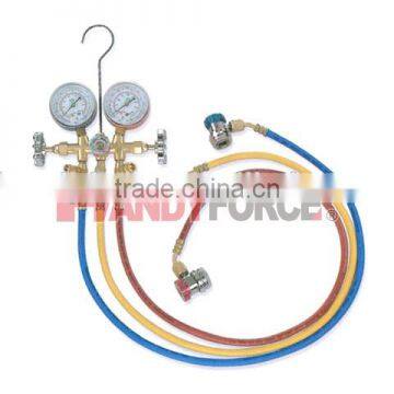 4Way Piston Type Testing Manifold Gauge, Air Condition Service Tools of Auto Repair Tools