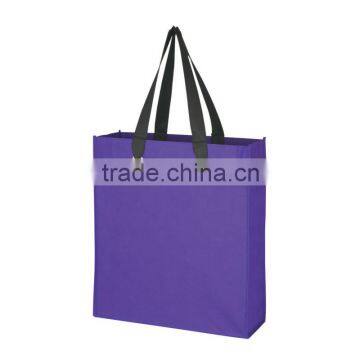 Non-Woven Grommet Tote-Purple