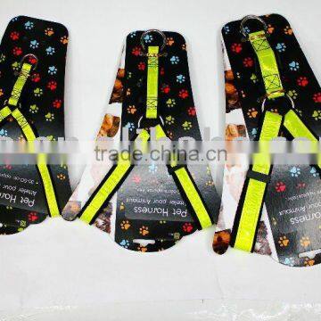 fashion reflective dog harness