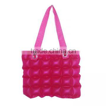 factory quality pvc inflatable bubble bag,pink inflatable beach bag