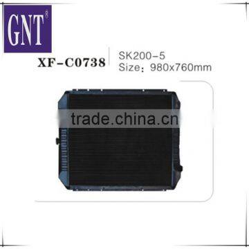 excavator radiator for SK200-5