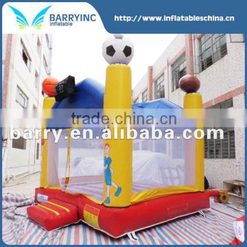 Mini kids bouncy castle inflatable with bouncy castle blowers