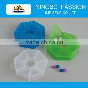 Plastic Pill Box / Plastic Medicine Boxes / Round Pill Cases