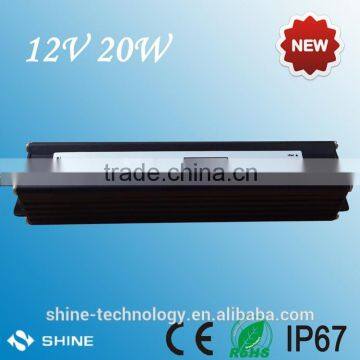 Constant voltage power supply transformer 12V DC 20W 1.66A IP67 waterproof