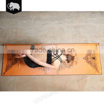 Super absorbent eco friendly recyclable micro fiber fancy yarn yoga towel
