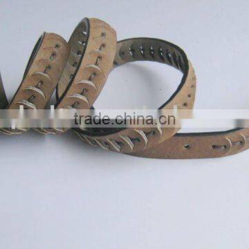 Fashion design slim PU belt for lady