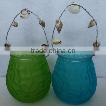 painting glass jar for decoration