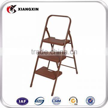monkey 3 step movable ladder with handle,plastic feet for ladder