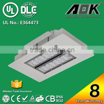 120lm/w 8 years warranty UL DLC certificate 80W led canopy light