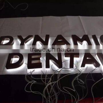 China Supply Lighted Alphabet Metal Store Front Led Sign Letters