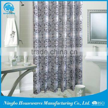 Wholesale China Factory Elegant Fabric Shower Curtain