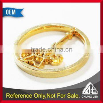 Best selling nickel/gold embossed custom shopping cart tokens