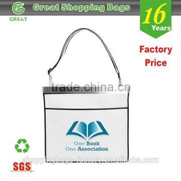 New arrival adjustable non woven sport messenger single shoulder bag