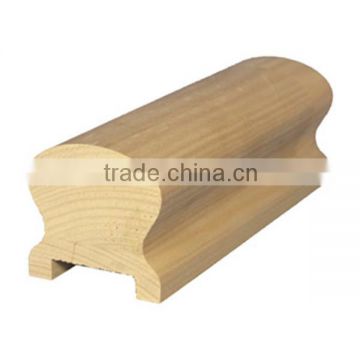 wholesale anti-collision cherry wood stair handrail with sgs