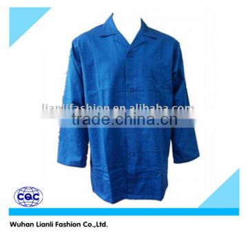 cheap long sleeves blue man's work wear