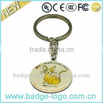 unique design custom logo metal keychain coin