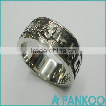 Singular Innovative Models Series of Non-mainstream Fashion Retro Punk Silver ,titanium and Alloy Unisex Ring photo-6