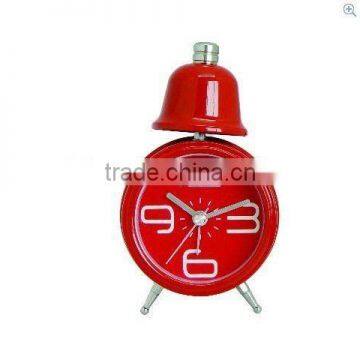 Fashion table single bell alarm clock