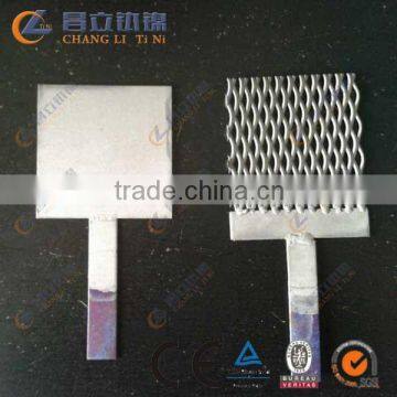 platinum coated titanium anode for water treatment