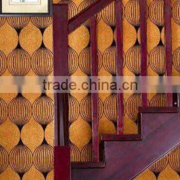 wooden stair handrail and balustrade