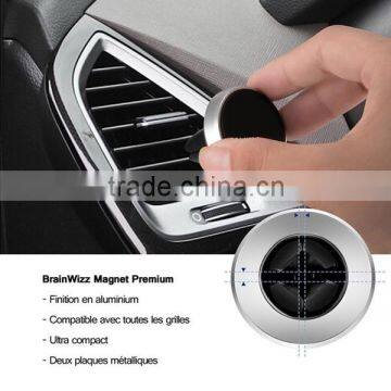 2016 Top Selling Aluminum Metal Magnet Car Mount Air Vent Outlet Phone Holder For Iphone 6 Plus photo-6