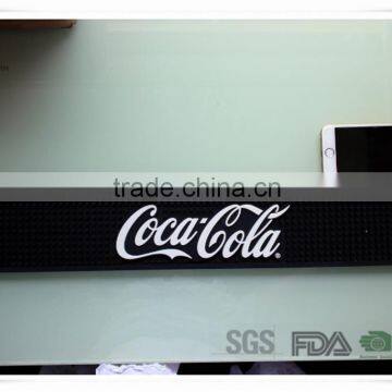 Promotional OEM branded high quality PVC rubber bar mat