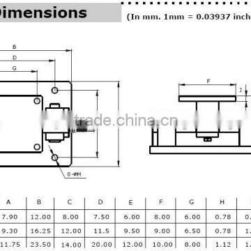 QSA M Double beam load cell good quality load cell for sale High quality column type dynamic railroad scale load cell
