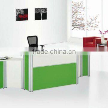 2012 New modern design Hot-sale wooden office furniture front office reception counter TG012