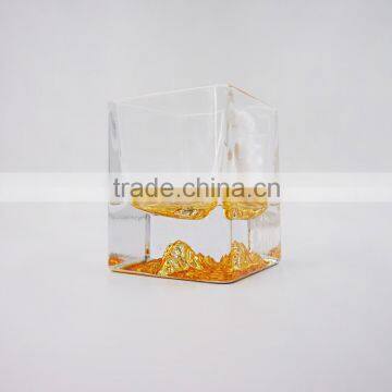 10 OZ Barware Tumbler Business Gift Square Whiskey Glass photo-4