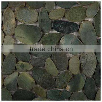 bathroom design mosaics, pebble mosaic tile, natural stone mosaic design(PMSG271)