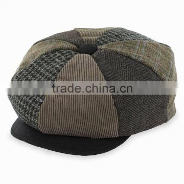 Casual style 8 panels newsboy cap/Flat Cap