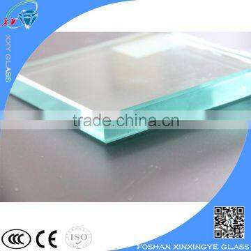 Hot 25mm clear tempered toughened glass supplier