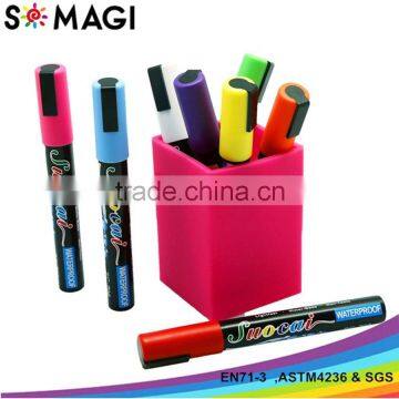 8 vivid colors OUTDOOR use rain resistant marker with custom logo