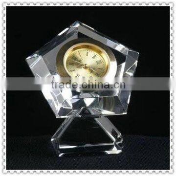 Clear Diamond Star Clocks Set For Office Decoration