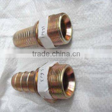China high performance yellow zinc plated brake hose fitting