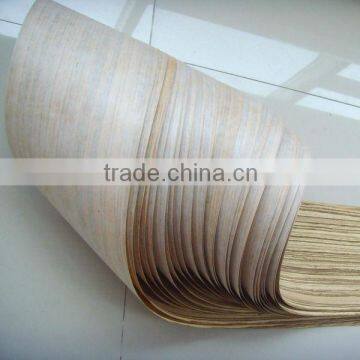 Natural Zebra Veneer with Fleece Paper for Decoration