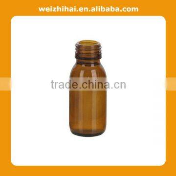 2oz Amber Beverage Glass Bottle