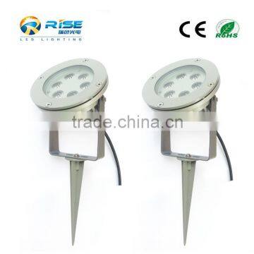 6W Led garden light, outdoor pole spike light 12V