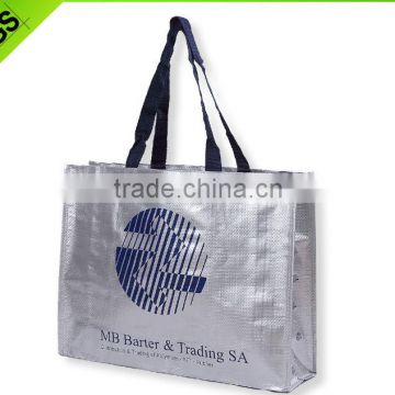 promotion pp woven large bag for ladies