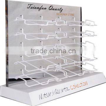 SRT012 Counter metal wire hook display stand
